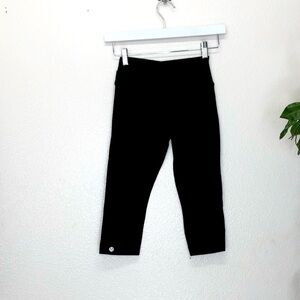 Lululemon Cropped Black Leggings